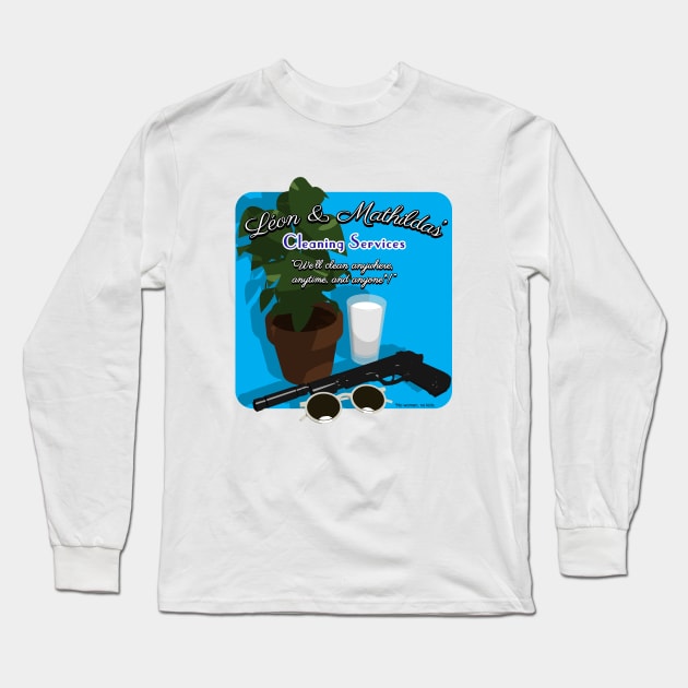 Leon & Mathilda's Cleaning Services Long Sleeve T-Shirt by CCDesign